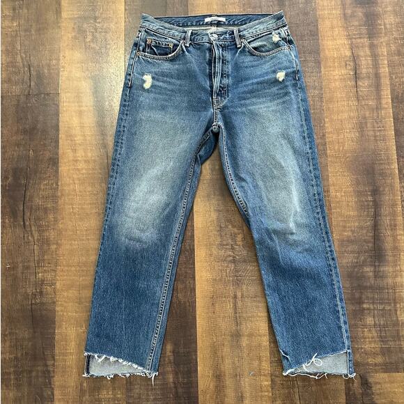 GRLFRND Denim - GRLFRND Helena High Rise Straight Jeans Size 29